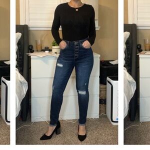 Vervet High Rise Skinny Jeans